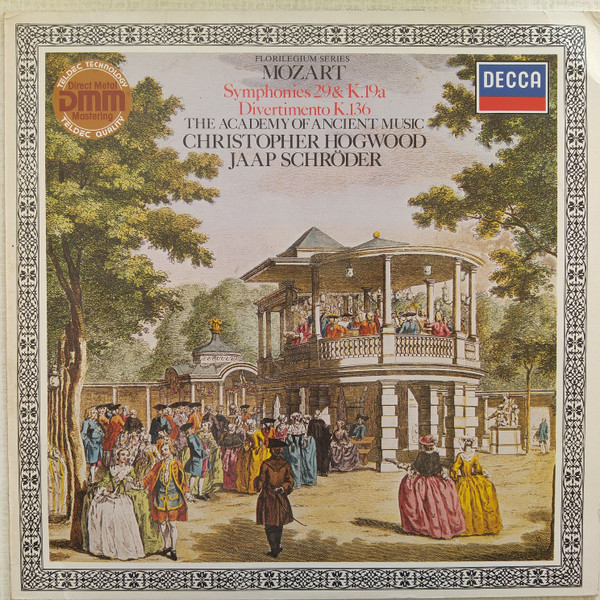 Cover Mozart* - Jaap Schröder, Christopher Hogwood, The Academy Of Ancient Music - Symphonies 29 & K19a; Divertimento K136 (LP, Comp) Schallplatten Ankauf