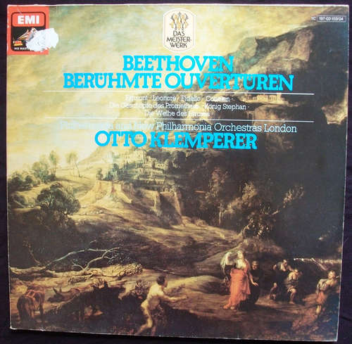 Cover Beethoven*, Otto Klemperer, New Philharmonia Orchestra, Philharmonia Orchestra - Berühmte Ouvertüren (2xLP, Comp, Gat) Schallplatten Ankauf