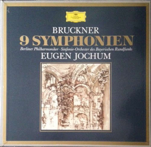 Cover Anton Bruckner / Berliner Philharmoniker, Symphonie-Orchester Des Bayerischen Rundfunks, Eugen Jochum - 9 Symphonien / Te Deum (11xLP + Box) Schallplatten Ankauf