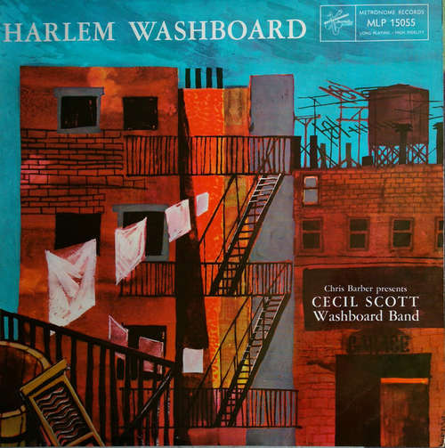 Cover Cecil Scott And His Washboard Band - Chris Barber Presents ,,Harlem Washboard (LP, Album) Schallplatten Ankauf