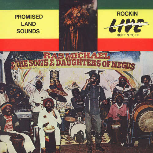 Cover Ras Michael & The Sons Of Negus - Promised Land Sounds - Rockin' Live Ruff N Tuff (LP, Album, RE) Schallplatten Ankauf