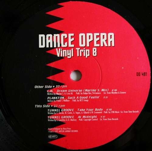 Cover Dance Opera Vinyl Trip 8 Schallplatten Ankauf