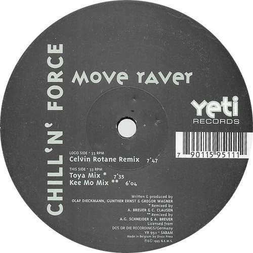 Cover Chill 'N' Force - Move Raver (12) Schallplatten Ankauf