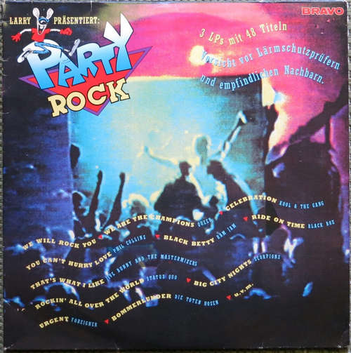 Cover Various - Larry Präsentiert Party Rock (Vorsicht Vor Lärmschutprüfern Und Empfindlichen Nachbarn) (3xLP, Comp) Schallplatten Ankauf