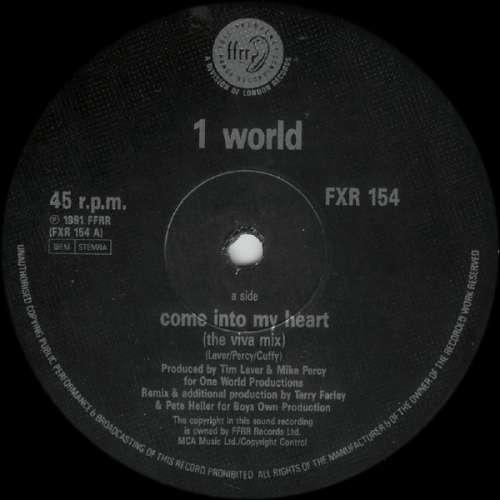 Bild 1 World - Come Into My Heart (Remix) (12) Schallplatten Ankauf