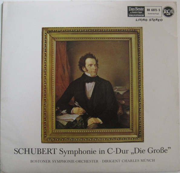 Cover Schubert*, Bostoner Symphonie-Orchester*, Charles Münch* - Symphonie In C-Dur „Die Große“ (LP, Club) Schallplatten Ankauf