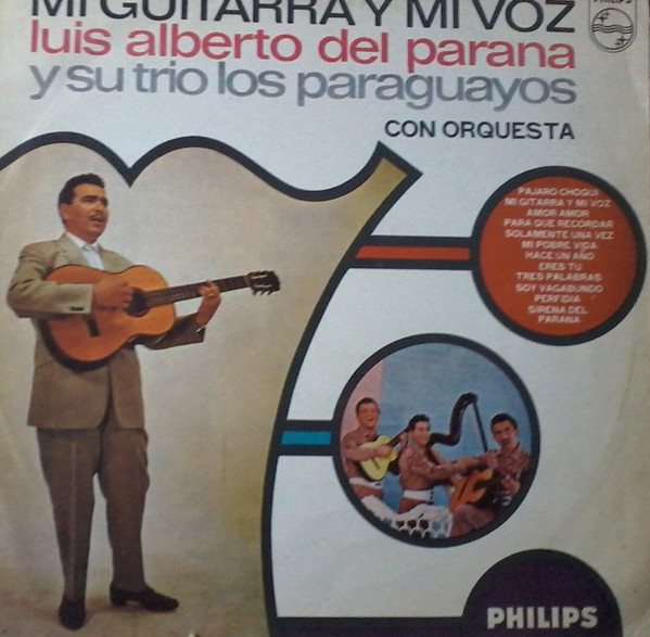 Cover Luis Alberto del Parana y Los Paraguayos - Mi Guitarra Y Mi Voz (LP, Comp, Mono) Schallplatten Ankauf