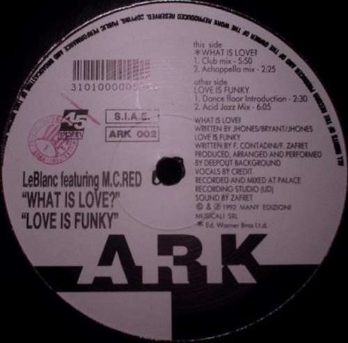 Cover Love Is Funky / What Is Love? Schallplatten Ankauf