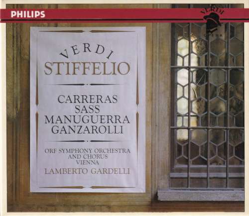 Cover Verdi* / Lamberto Gardelli, José Carreras, Matteo Manuguerra, Sylvia Sass - Stiffelio (2xCD, Album, RE, RM) Schallplatten Ankauf