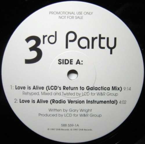 Cover 3rd Party - Love Is Alive (2x12, Promo) Schallplatten Ankauf