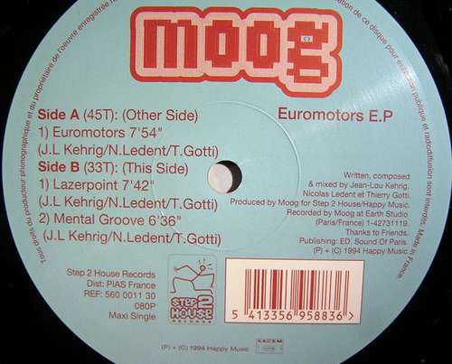 Cover Euromotors E.P Schallplatten Ankauf
