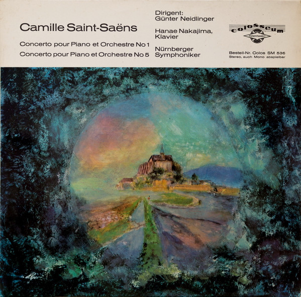 Cover Camille Saint-Saëns / Günther Neidlinger, Hanae Nakajima, Nürnberger Symphoniker - Concerto Pour Piano Et Orchestre No. 1 And No. 5 (LP) Schallplatten Ankauf