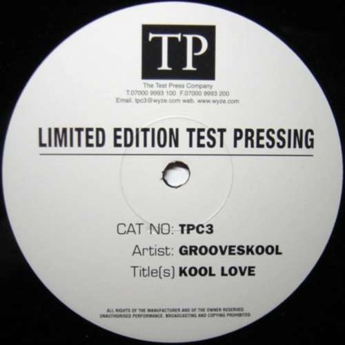 Cover Grooveskool* - Kool Love (12, Ltd, TP) Schallplatten Ankauf