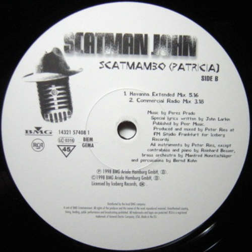 Cover Scatman John - Scatmambo (Patricia) (12) Schallplatten Ankauf