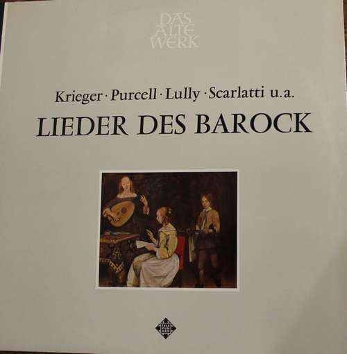Cover Max van Egmond, Leonhardt-Consort - Lieder Des Barock (LP) Schallplatten Ankauf