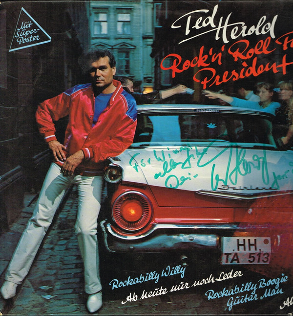 Cover Ted Herold - Rock ’N’ Roll For President (LP, Album) Schallplatten Ankauf