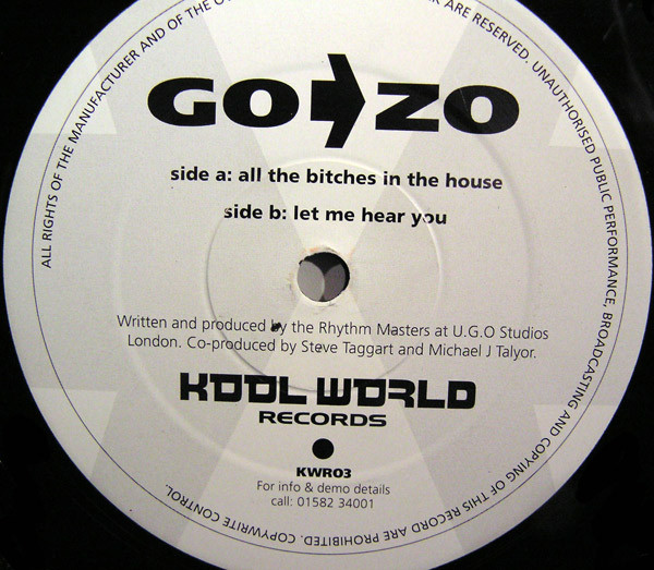 Cover Go > Zo - All The Bitches In The House (12) Schallplatten Ankauf