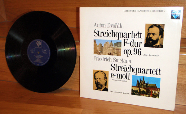 Cover Antonín Dvořák, Bedřich Smetana - Streichquartette (LP) Schallplatten Ankauf