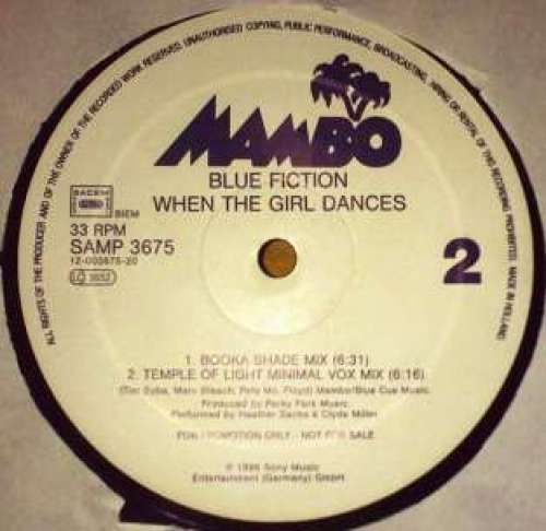 Cover Blue Fiction - When The Girl Dances (12, Promo) Schallplatten Ankauf