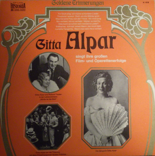 Cover Gitta Alpar - Singt Ihre Grossen Film-Und Operettenerfolge (LP, Comp) Schallplatten Ankauf