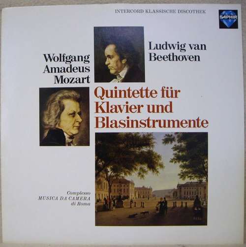 Cover Ludwig van Beethoven, Wolfgang Amadeus Mozart, Complesso Musica Da Camera di Roma - Quintette Für Klavier Und Blasinstrumente (LP) Schallplatten Ankauf