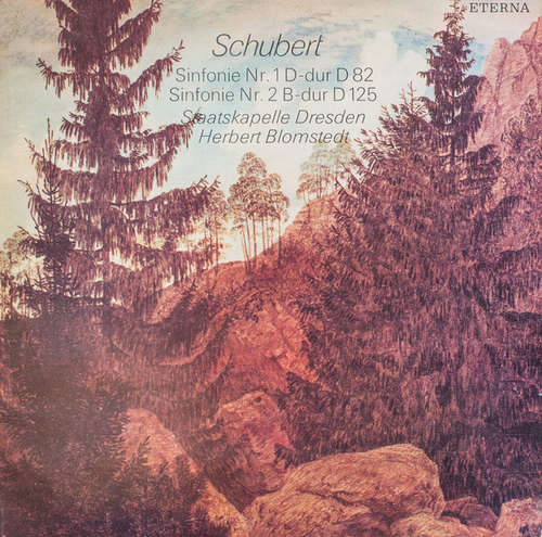 Cover Schubert*, Staatskapelle Dresden, Herbert Blomstedt - Sinfonien Nr. 1 D-Dur D82 / Sinfonien Nr. 2 B-Dur D125 (LP) Schallplatten Ankauf