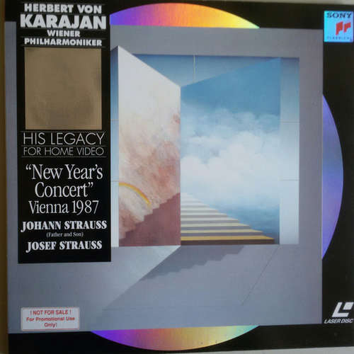 Cover Herbert von Karajan, Wiener Philharmoniker - New Year's Concert Vienna 1987 (Laserdisc, 12, PAL, Gat) Schallplatten Ankauf