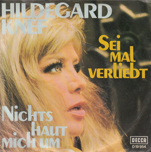 Cover Hildegard Knef - Nichts Haut Mich Um - Aber Du (7, Single) Schallplatten Ankauf