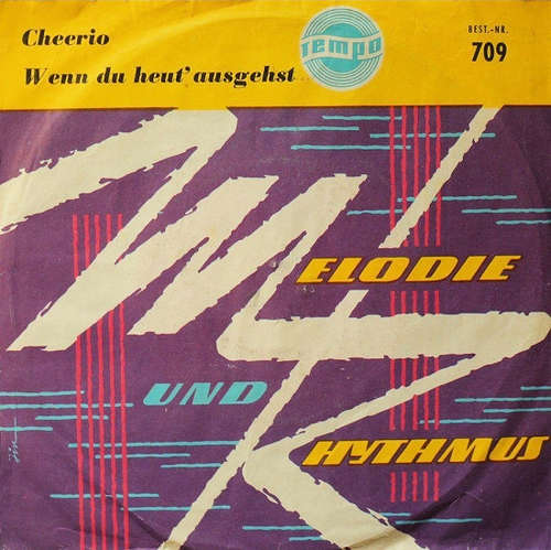 Cover Margit Schumann / Rainer Bertram - Cheerio / Wenn Du Heut' Ausgehst (7, Single) Schallplatten Ankauf