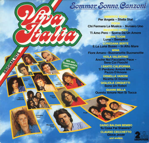 Cover Various - Viva Italia - Sommer, Sonne, Canzoni (2xLP, Comp) Schallplatten Ankauf