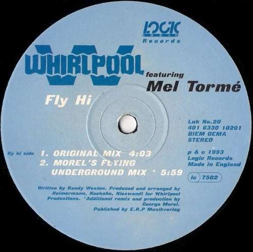 Cover Whirlpool* Featuring Mel Tormé - Fly Hi / Gimme (12) Schallplatten Ankauf