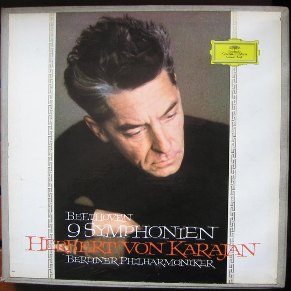 Cover Beethoven*, Herbert von Karajan, Berliner Philharmoniker - 9 Symphonien (8xLP, Mono + Box) Schallplatten Ankauf