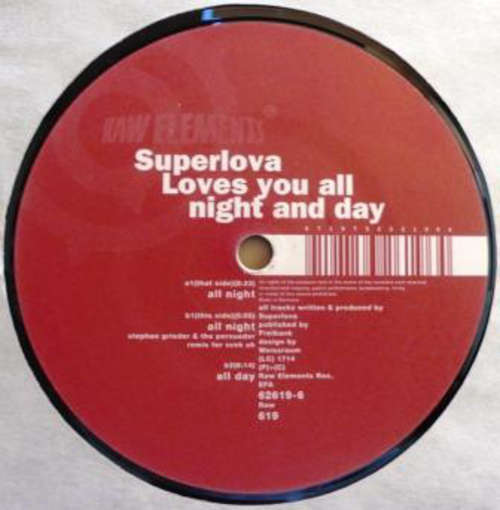 Cover Superlova - Loves You All Night And Day (12) Schallplatten Ankauf