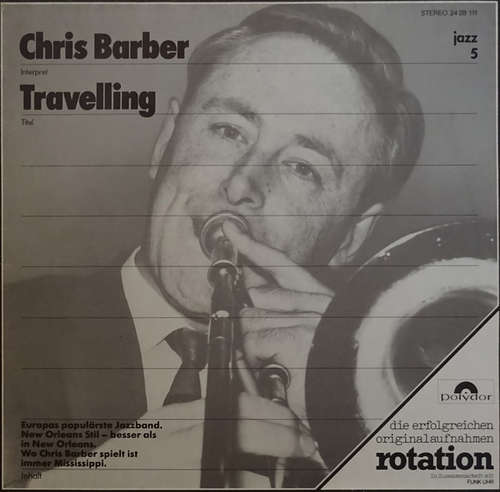 Bild Chris Barber - Travelling (LP, Album, RE) Schallplatten Ankauf