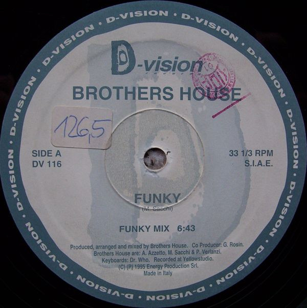 Cover Brothers House - Funky / Come Be (12) Schallplatten Ankauf
