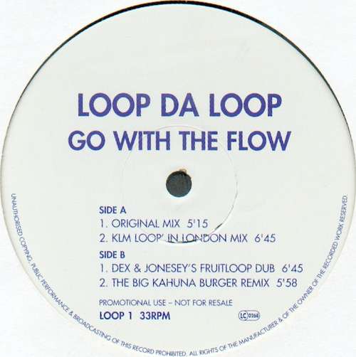 Cover Loop Da Loop - Go With The Flow (12, Promo) Schallplatten Ankauf