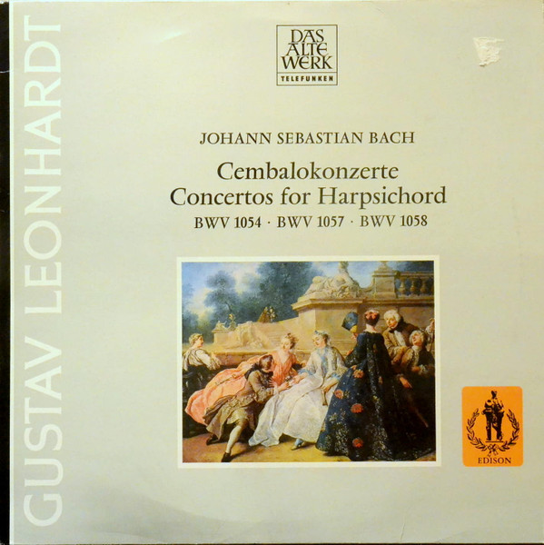 Bild Johann Sebastian Bach, Gustav Leonhardt - Cembalokonzerte / Concertos For Harpsichord BWV 1054 • BWV 1057 • BWV 1058 (LP, Album) Schallplatten Ankauf