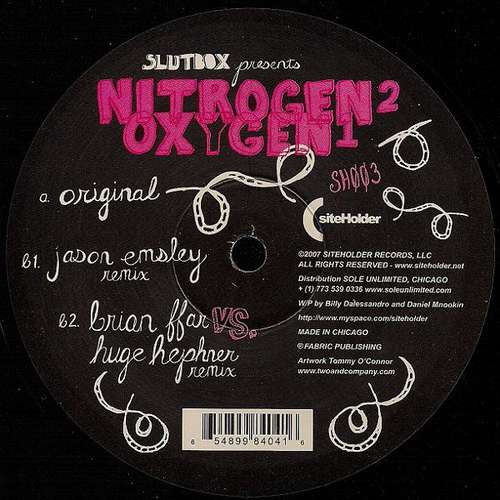 Cover Slutbox - Nitrogen 2 Oxygen 1 EP (12, EP) Schallplatten Ankauf