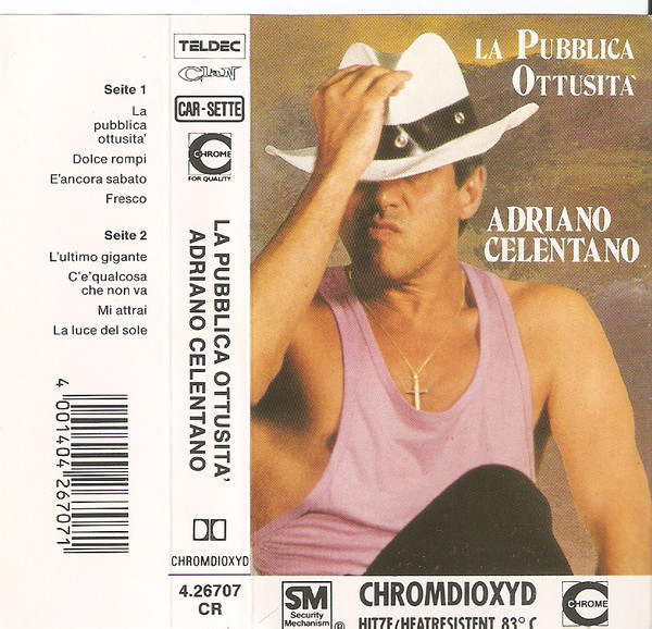 Bild Adriano Celentano - La Pubblica Ottusita (Cass, Album, Chr) Schallplatten Ankauf