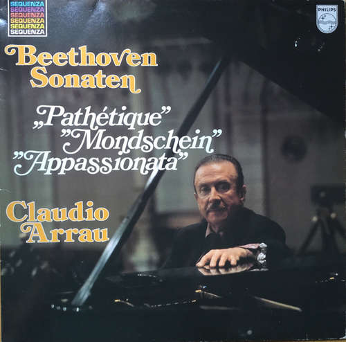 Cover Ludwig van Beethoven, Claudio Arrau - Beethoven Sonaten, Pathétique, Mondschein, Appasionata (LP, Album) Schallplatten Ankauf