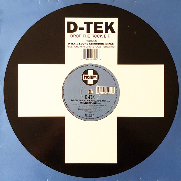 Cover D-Tek - Drop The Rock E.P. (12, EP) Schallplatten Ankauf