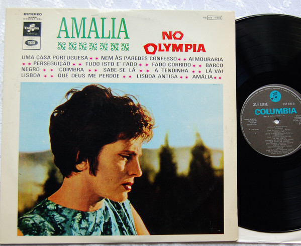 Cover Amália Rodrigues - Amália no Olympia (LP) Schallplatten Ankauf