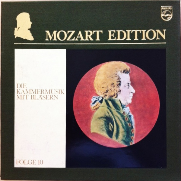 Cover Wolfgang Amadeus Mozart - Mozart Edition 10 ● Die Kammermusik Mit Bläsern (4xLP + Box, Comp) Schallplatten Ankauf