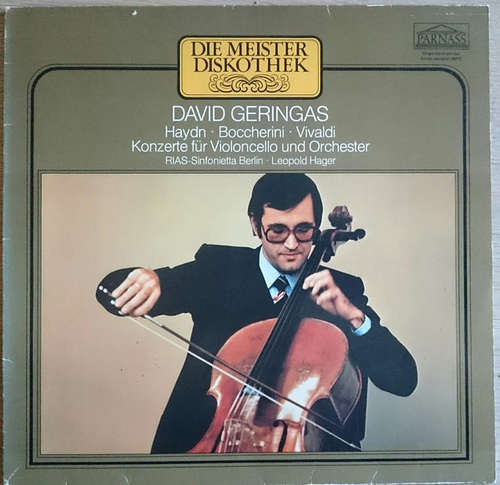 Cover Haydn*, Boccherini*, Vivaldi*, David Geringas, RIAS Sinfonietta, Leopold Hager - Konzerte Für Violoncello Und Orchester (LP) Schallplatten Ankauf