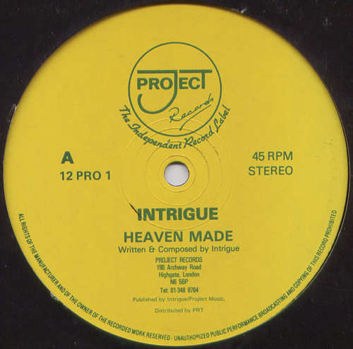 Cover Intrigue (3) - Heaven Made / Ropes (12, Promo) Schallplatten Ankauf