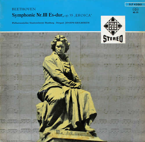 Cover Beethoven*, Philharmonisches Staatsorchester Hamburg, Joseph Keilberth - Symphonie Nr. III Es-dur, Op. 55 „Eroica” (LP) Schallplatten Ankauf
