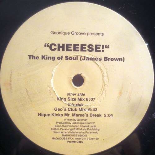 Bild Geonique Groove* - CHEEESE! The King Of Soul (James Brown) (12, Promo) Schallplatten Ankauf