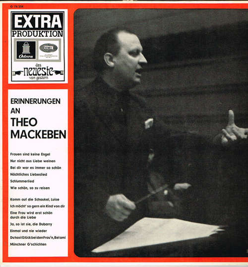 Cover Various - Erinnerungen an Theo Mackeben (LP, Comp) Schallplatten Ankauf