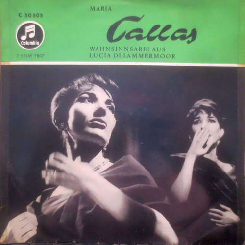 Cover Maria Callas - Wahnsinnsarie Aus Lucia Di Lammermoor (7, EP) Schallplatten Ankauf