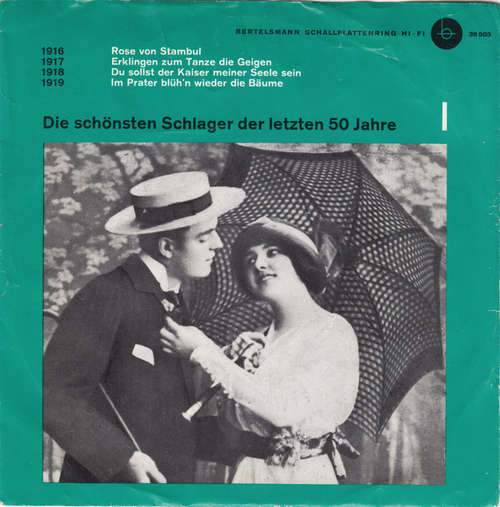 Cover Various - Die Schönsten Schlager Der Letzten 50 Jahre - Serie 1, Platte 3 (7, Mono) Schallplatten Ankauf